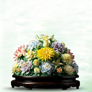 blossom harmony ceramic sculpture