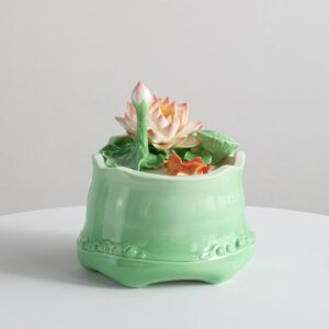 modern white round sofa